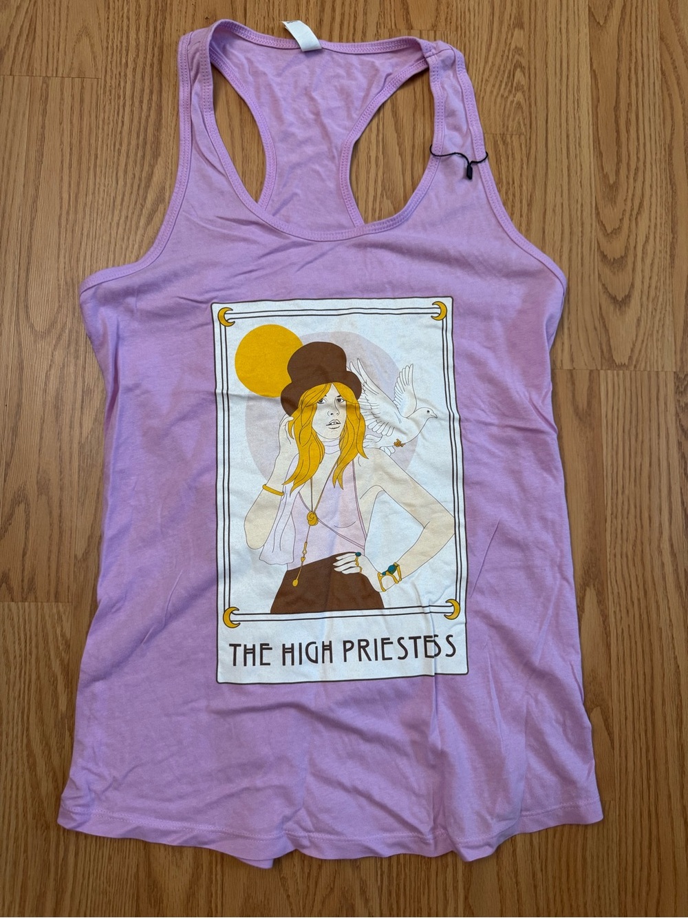 Next Level Apparel Purple Lilac STEVIE NICKS HIGH PRIESTESS Tank Womens Large